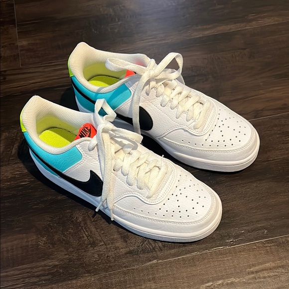 Nike Shoes - Nike White and Blue Athletic Shoes